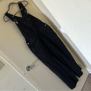 H&M Black Denim Overalls